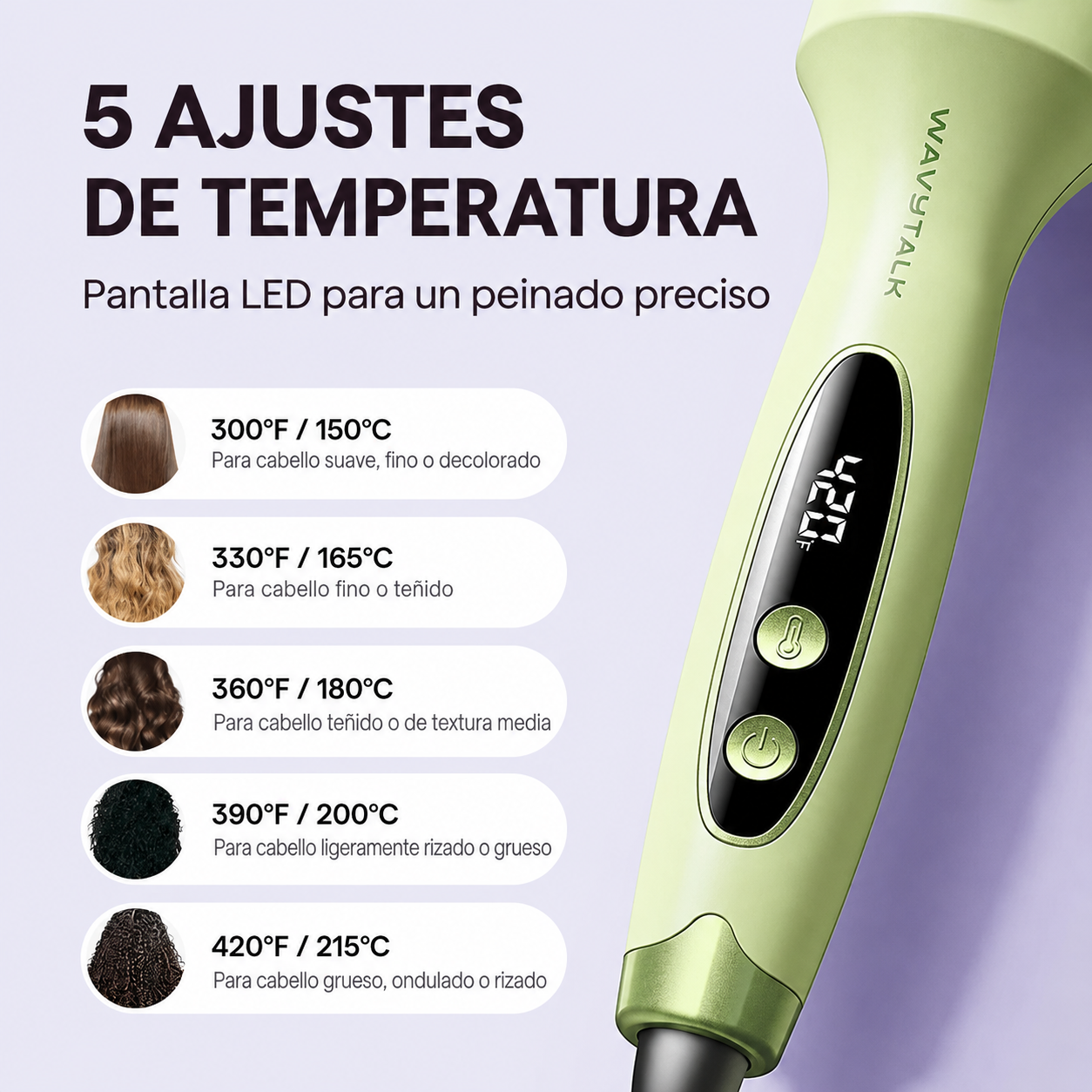 Cepillo Térmico Iónico Baubani